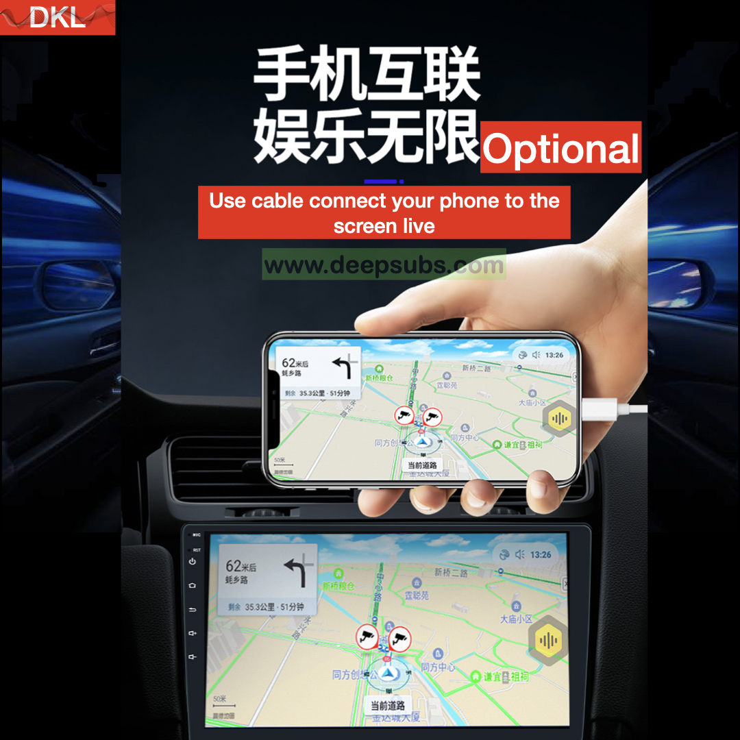 7 Inch IPS Car DVD Player Android Big Touch Screen Car Music Stereo Mp3 Mp5 Carplay GPS Car MP5 Player - Image 3