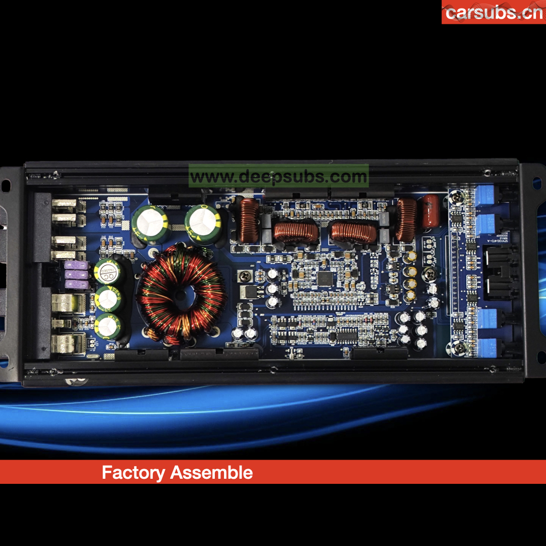 AMPX2060D Car Door Speaker Amplifier Midrange 4 Ohm 250W 4CH Peak 3000W Class D Fullrange Speaker Car Amplifier 4 Channels - Image 3