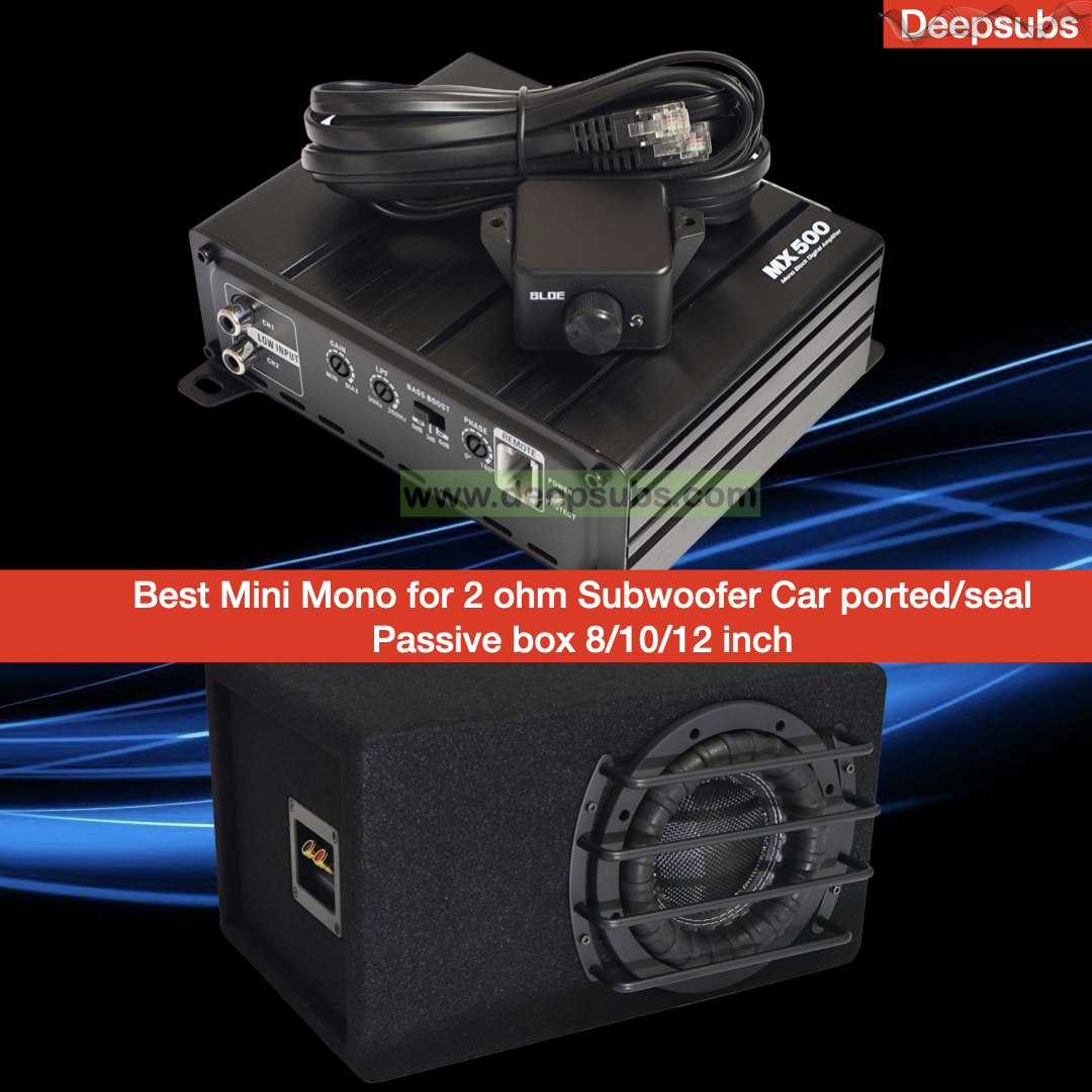 SQ Car Subwoofer Amplifier RMS 500W 2 Ohms Monoblock Peak 1000W Class D Mono Car Amplifier for 8 10 12 Inch Passive Subs - Image 3