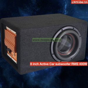 Truck VAN SUV Car Active Subs Box Enclosure 8 Inch RMS 800W with Amplifier Board Peak 1600W 8" Car Ported Subwoofer