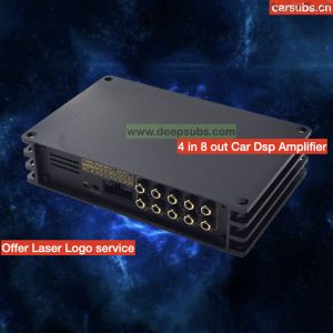 Car Stereo DSP Amplifier 4 in 4 Out 10 RCA Out with 31 EQ Band Tuning Andrond APP Equalizer Class AB Car DSP Amplifier