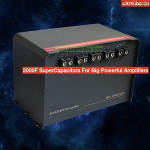 Car Stereo Batteries Super Capacitors Bank 2000 Farad Voltage Stable Capacitor Bank for Car Power Amplifier 30000W