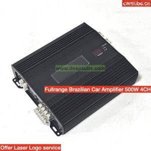 Fullrange Brazilian Car Amplifier RMS 500W 4CH Subwoofer Speaker Amplifier Midrange Bass 4000W Car Amplifier Class D