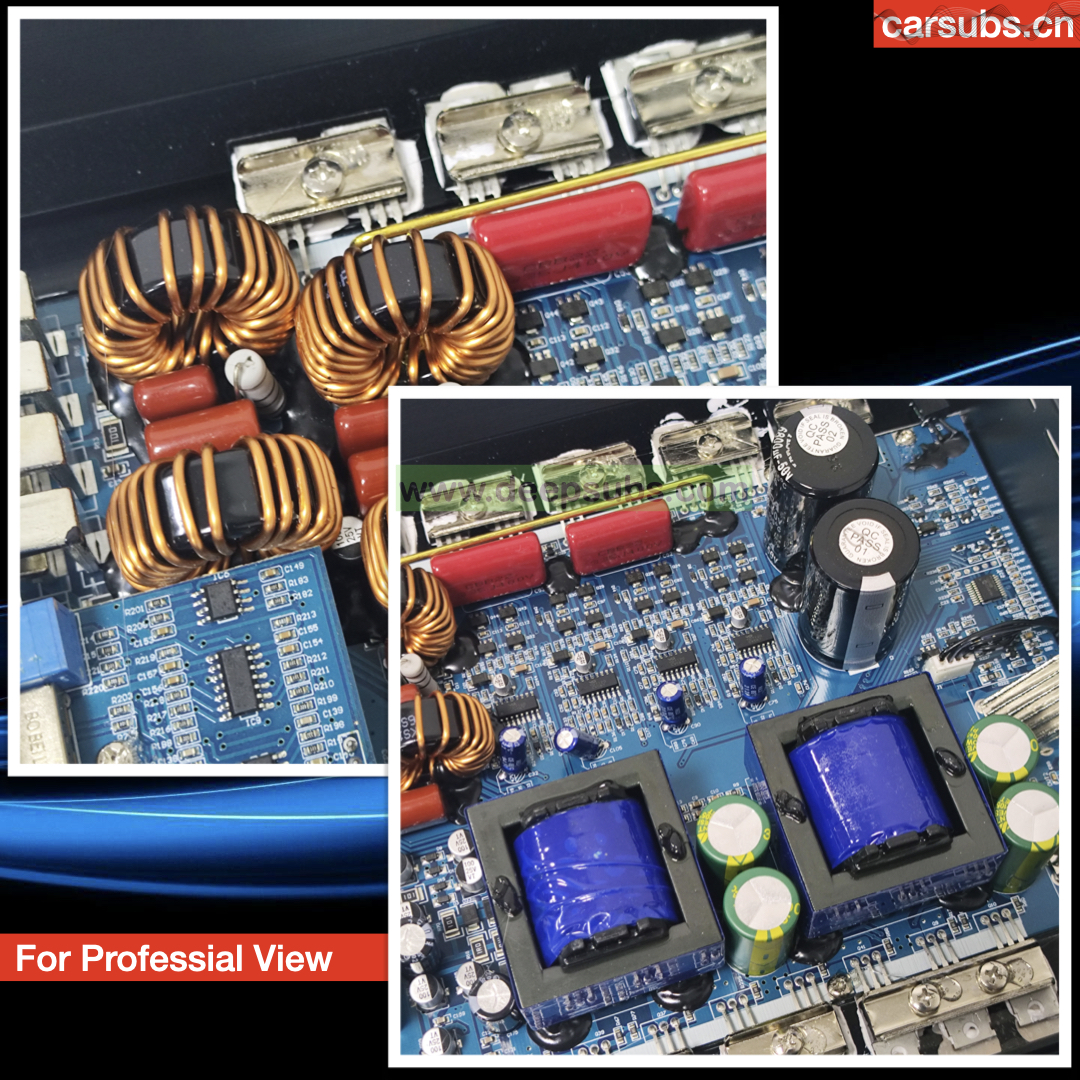 Fullrange Brazilian Car Amplifier RMS 500W 4CH Subwoofer Speaker Amplifier Midrange Bass 4000W Car Amplifier Class D - Image 3