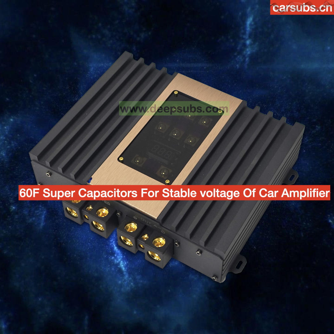 Car Stereo Batteries Super Capacitors Bank 60 Farad Voltage Stable Capacitor Bank for Car Power Amplifier