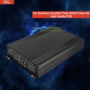 Sound Quality Customized Aluminium Heatsink Car Speaker Amplifier 4 Channels Peak 2800W Full Range Car Amplifier Class AB