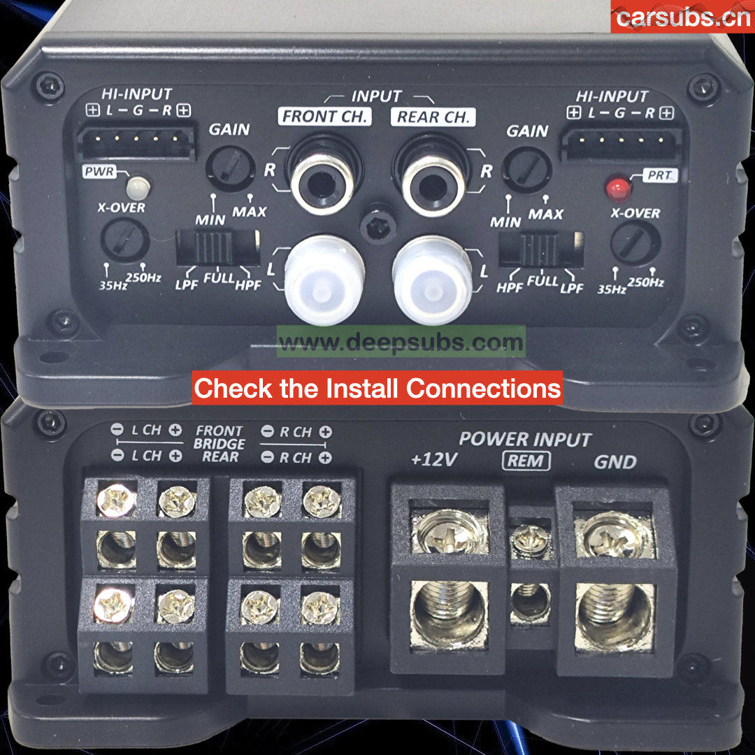 Mini Car Speakers Amplifier 4 CH RMS 70W High Level RCA Amplifier Full Range Peak 2800W Class D Car Amplifier Monoblock - Image 4