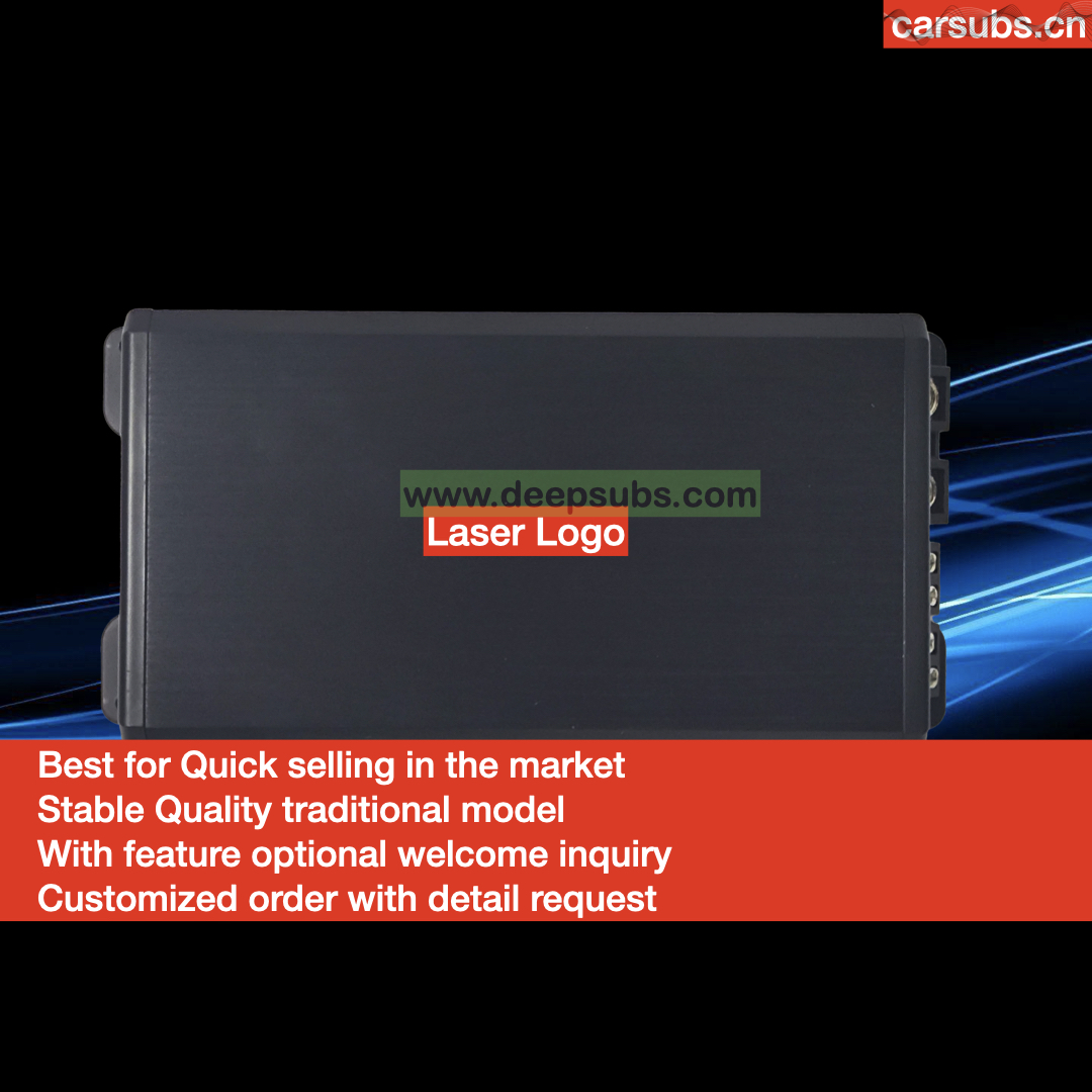 Mini Car Speakers Amplifier 4 CH RMS 70W High Level RCA Amplifier Full Range Peak 2800W Class D Car Amplifier Monoblock - Image 2