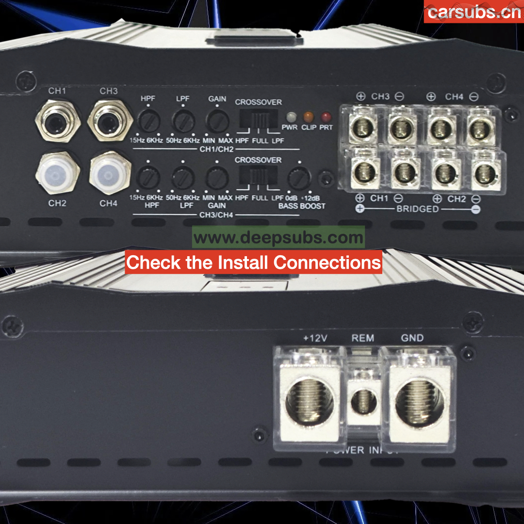 Brazilian Style Car Amplifier RMS 800W 4CH Subwoofer Speaker Amplifier Full Range Midrange Bass 3200W Car Amplifier Class D - Image 4