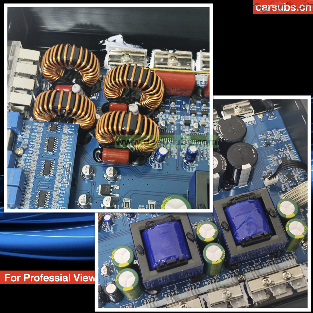 Brazilian Style Car Amplifier RMS 800W 4CH Subwoofer Speaker Amplifier Full Range Midrange Bass 3200W Car Amplifier Class D - Image 3