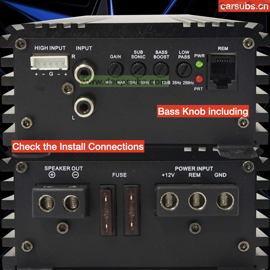 Car Stereo Amplifier Mono RMS 1000W 1D Strong Bass SPL Subwoofer Amplifier Peak 2000W Max 1ohm Class D Car Amplifier Monoblock - Image 3