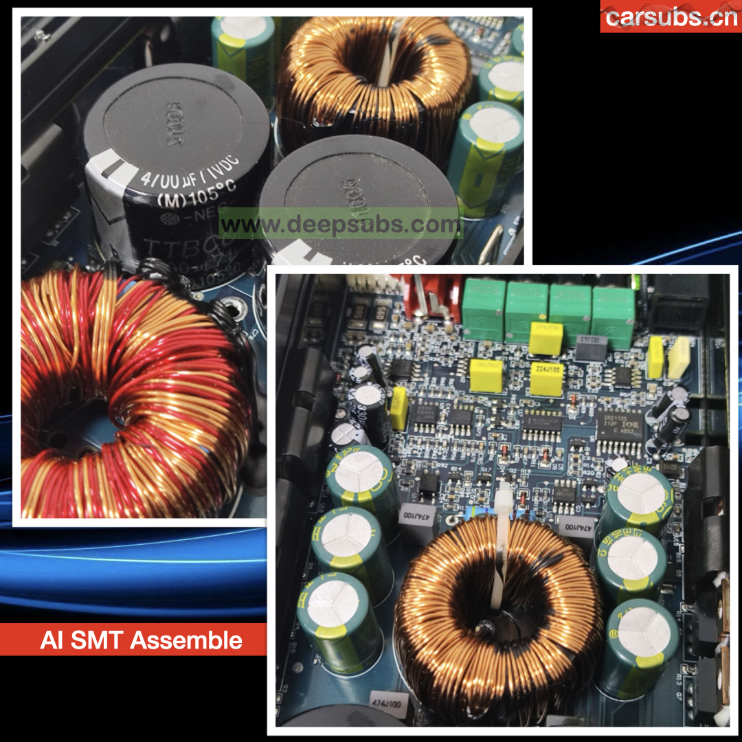 Car Stereo Amplifier Mono RMS 1000W 1D Strong Bass SPL Subwoofer Amplifier Peak 2000W Max 1ohm Class D Car Amplifier Monoblock - Image 4