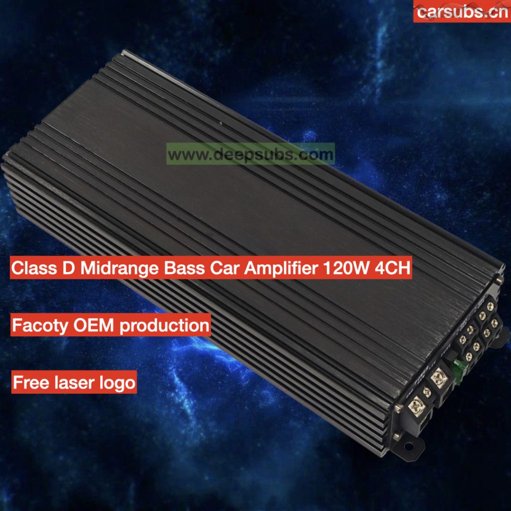 Sound Quality 2 Way 3 Way 4CH Car Midrange Speakers Amplifier RMS 120W 4 Channel 4800W Fullrange Car Amplifier Class D