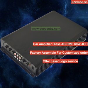Factory OEM Car Coaxial Speaker 2 Way 3 Way Amplifier 4CH RMS 60W 4 Channels Peak 5800W Full Range Car Amplifier Class AB