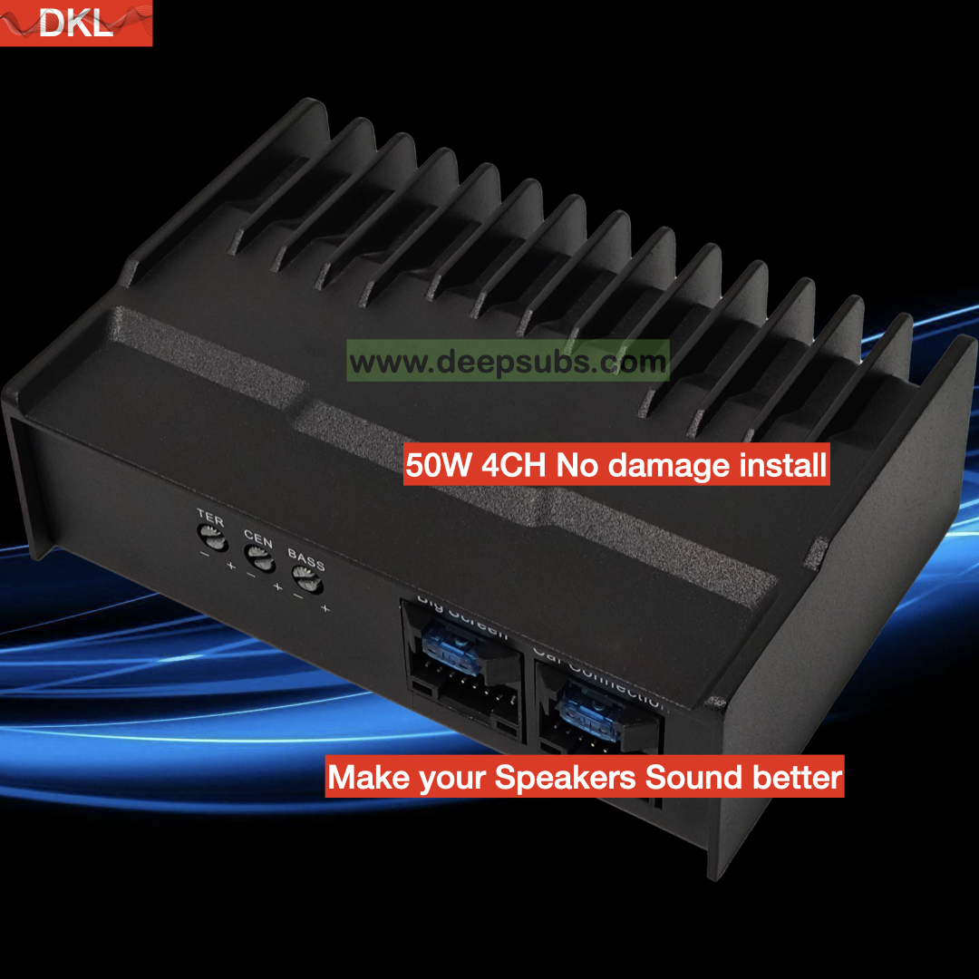 10" Car Android DSP Navigation Amplifier Sound Quality 50W 4CH Android Big Screen Bass Upgrade Car Radio Amplifier Class AB - Image 2