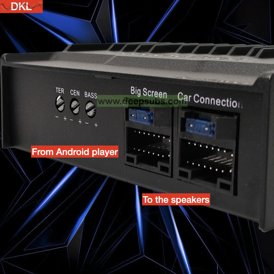 10" Car Android DSP Navigation Amplifier Sound Quality 50W 4CH Android Big Screen Bass Upgrade Car Radio Amplifier Class AB - Image 5