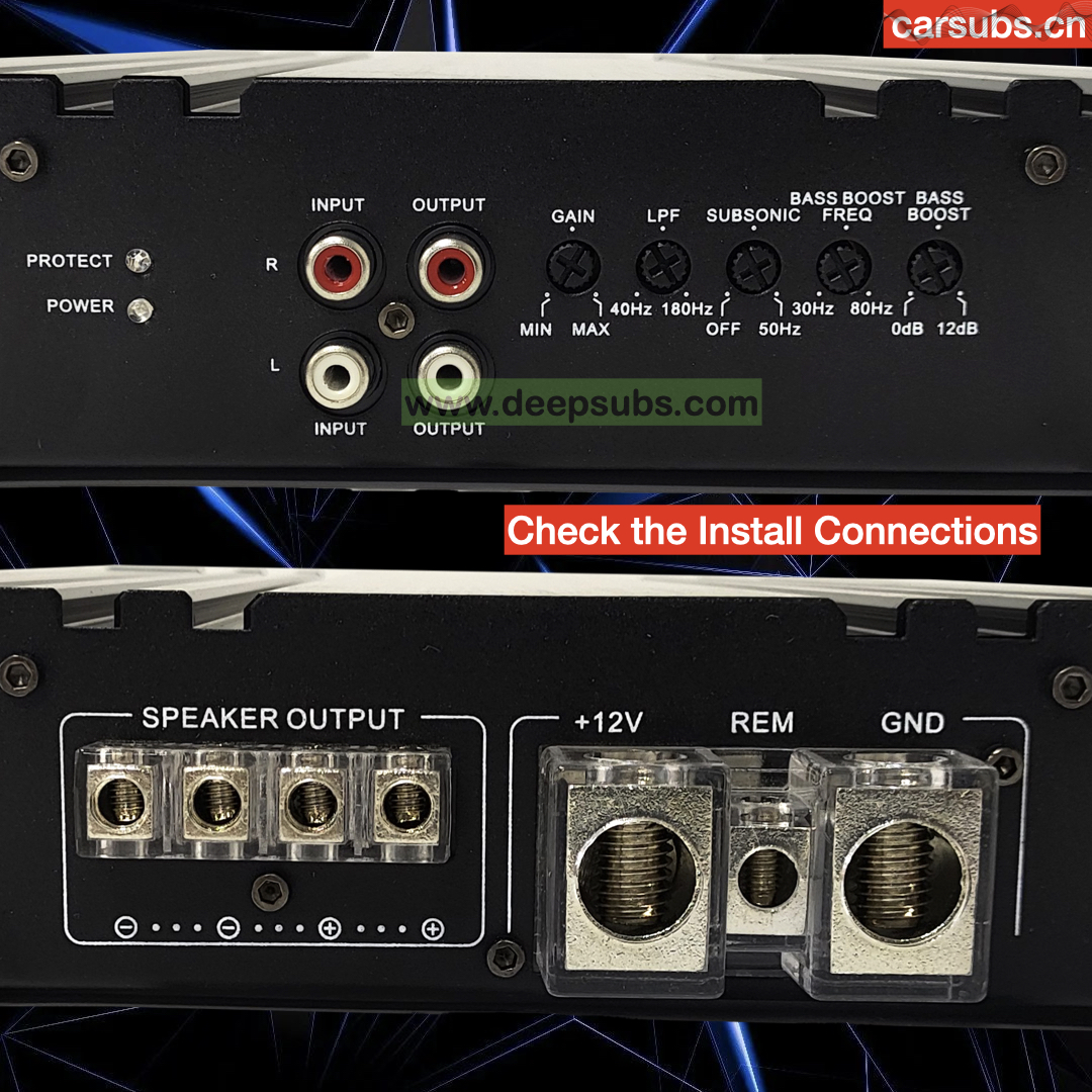 Car Stereo Amplifier Mono RMS 1500W 1D Strong Bass SPL Subwoofer Amplifier Peak 3000W Max 1ohm Class D Car Amplifier Monoblock - Image 3