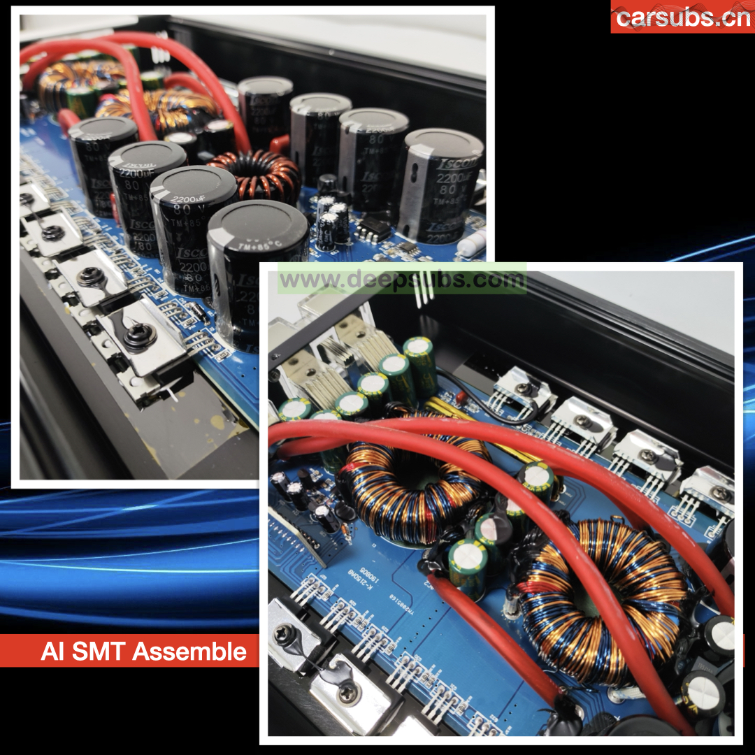 Car Stereo Amplifier Mono RMS 1500W 1D Strong Bass SPL Subwoofer Amplifier Peak 3000W Max 1ohm Class D Car Amplifier Monoblock - Image 4