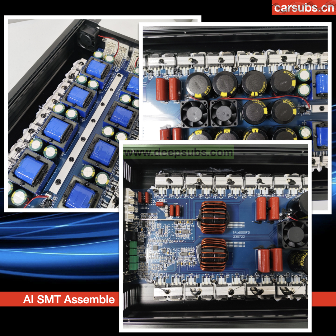 RMS 16000W 1 Ohm Brazilian Style Car Subwoofer Amplifier Full Range Strong Bass 32000W Peak Monoblock Car SPL Amplifier Class D - Image 7