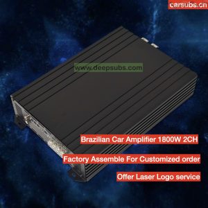 Brazilian Style Fullrange Car Subwoofer Speaker Bass Amplifier 2 Channels RMS 1800W Full Range Midrange Car Amplifier Class D