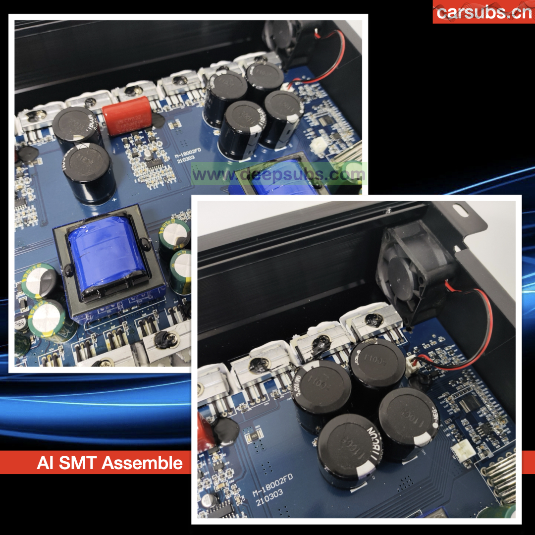 Brazilian Style Fullrange Car Subwoofer Speaker Bass Amplifier 2 Channels RMS 1800W Full Range Midrange Car Amplifier Class D - Image 4