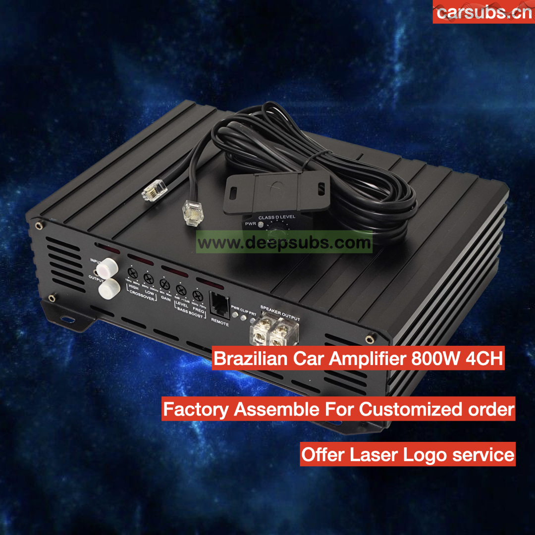 Car Stereo Amplifier Mono RMS 2000W 1D Strong Bass Subwoofer Amplifier Peak 4000W Max 1ohm Class D Car Amplifier Monoblock