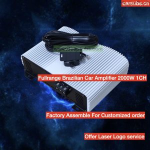 Fullrange Brazilian Style Car Amplifier RMS 2000W 1 Ohm Peak 4000W 1 Channel Full Range Monoblock Car Amplifier Class D