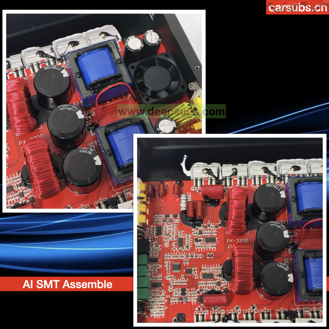 RMS 3000W Brazilian Car SPL Subwoofer Amplifier Full Range 3K 1ohm Strong Bass Peak 6000W Monoblock Car Amplifier Class D - Image 4