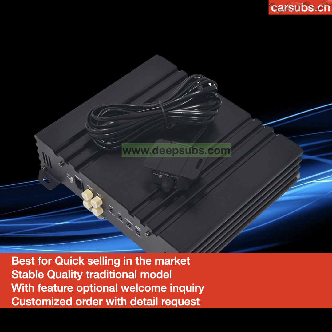 SQ Car Subwoofer Amplifier RMS 500W 2ohm Monoblock Peak 1000W Class D Mono Car Amplifier for 8 10 12 Inch Passive Subs - Image 2