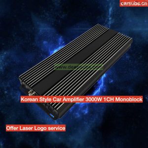 Brazilian Style Car Subwoofer Amplifier Full Range RMS 5000W Class D Peak 10000W SPL Strong Bass Monoblock Car Amplifier