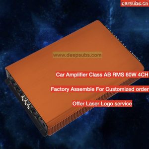 Factory OEM Car Coaxial Speaker Amplifier 2 Way 3 Way 4CH RMS 60W 4 Channels Peak 5800W Full Range Car Amplifier Class AB