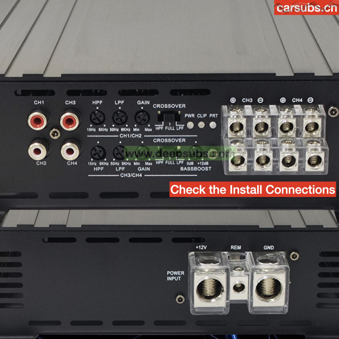 Brazilian Style Car Amplifier RMS 800W 4CH Subwoofer Speaker Amplifier Full Range Midrange Bass 3200W Class D Car Amplifier - Image 4