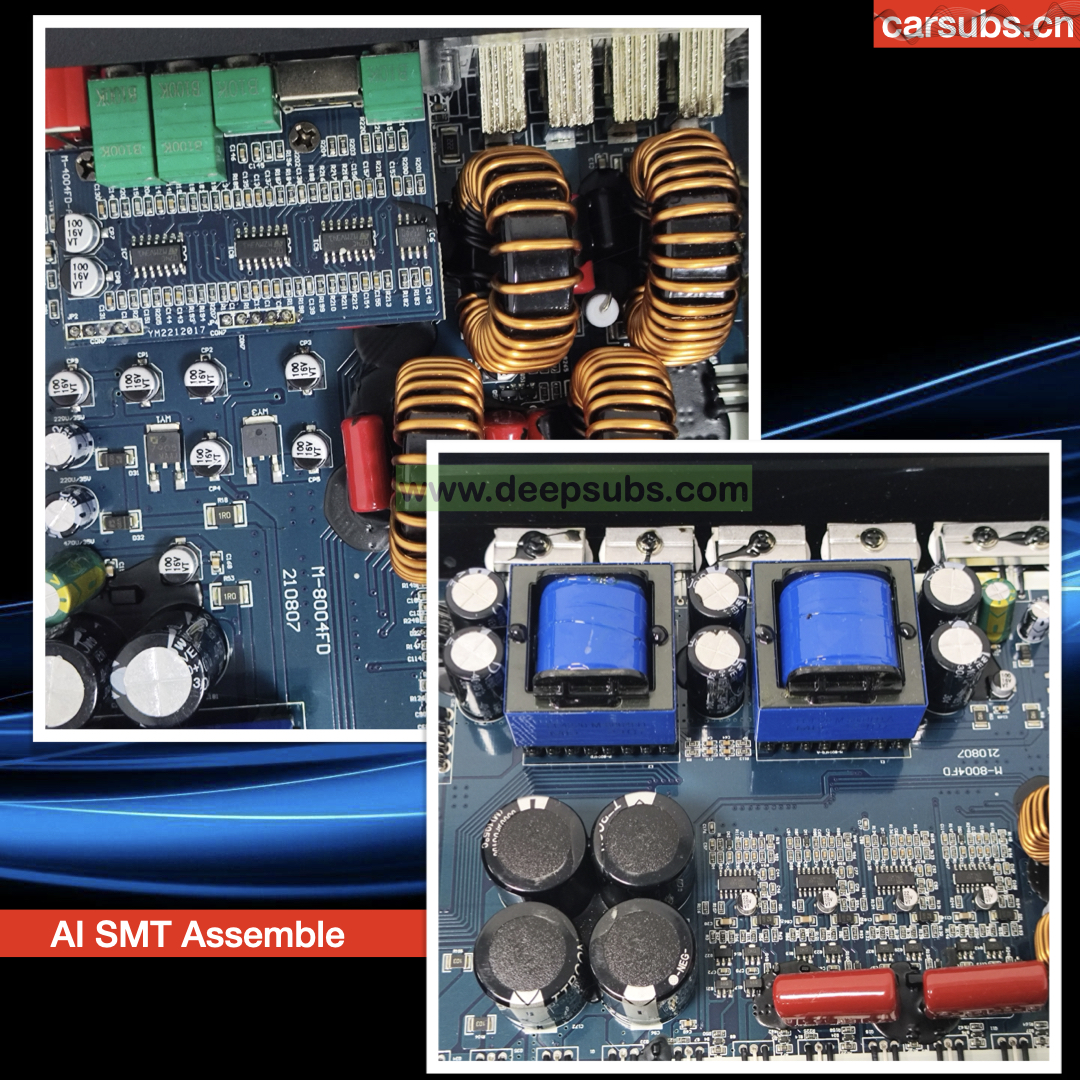 Brazilian Style Car Amplifier RMS 800W 4CH Subwoofer Speaker Amplifier Full Range Midrange Bass 3200W Class D Car Amplifier - Image 3