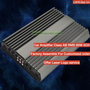Factory OEM Car Door Coaxial Speaker Amplifier 2 Way 3 Way 4CH RMS 60W 4 Channels Peak 6800W Full Range Car Amplifier Class AB
