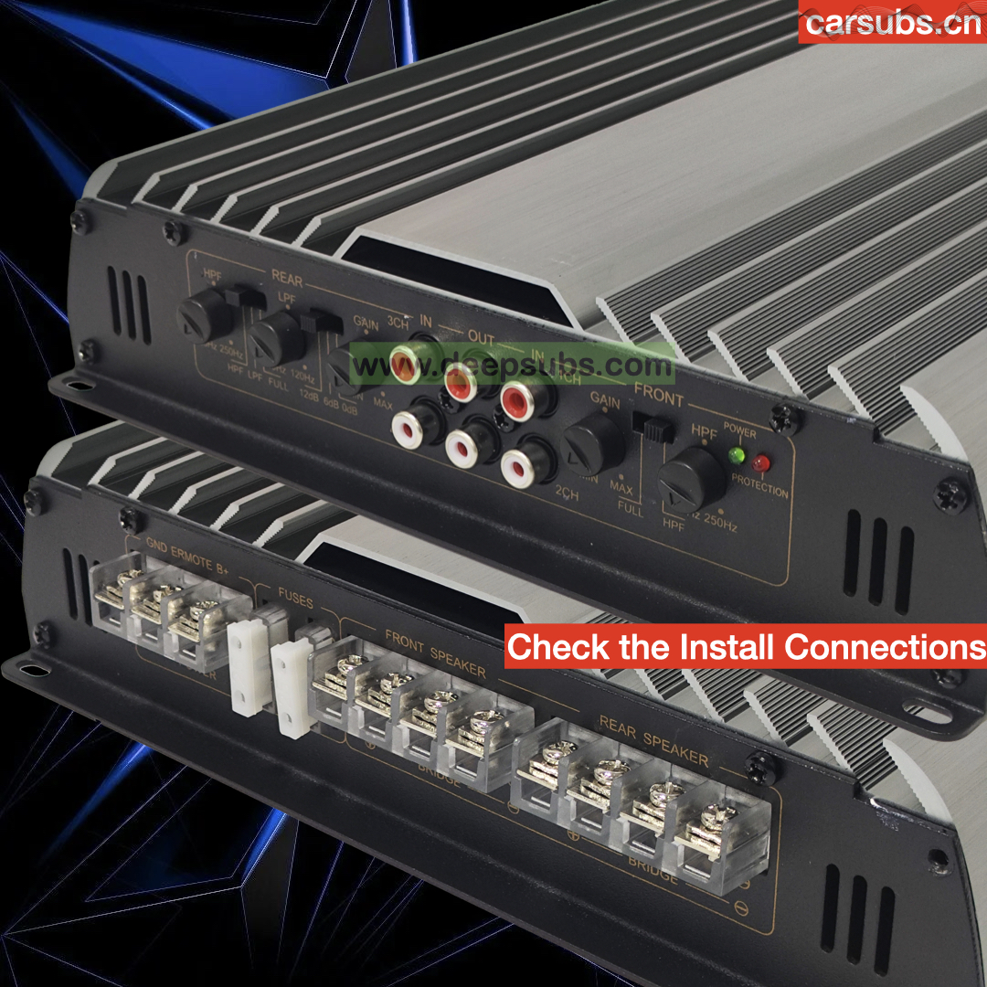 Factory OEM Car Door Coaxial Speaker Amplifier 2 Way 3 Way 4CH RMS 60W 4 Channels Peak 6800W Full Range Car Amplifier Class AB - Image 5