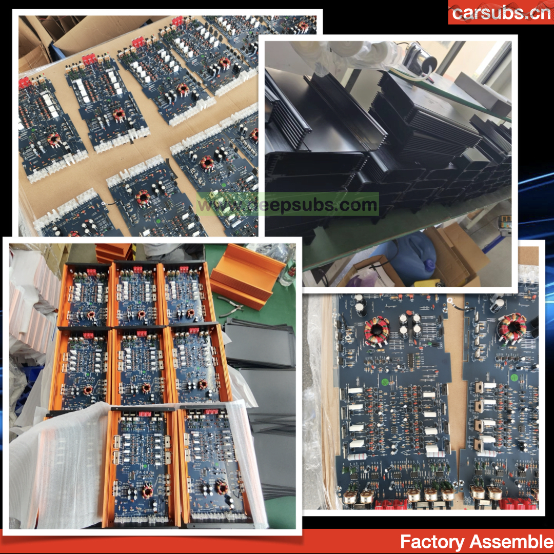 Factory OEM Car Door Coaxial Speaker Amplifier 2 Way 3 Way 4CH RMS 60W 4 Channels Peak 6800W Full Range Car Amplifier Class AB - Image 4