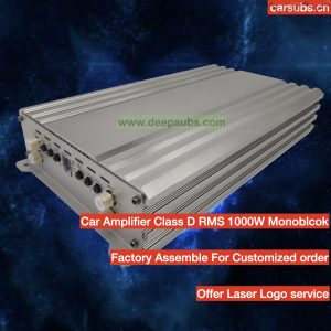 Car Stereo Mono Amplifier RMS 1000W Strong Bass Subwoofer Amplifier Peak 2000W Max 1ohm Class D Car Amplifier Monoblock