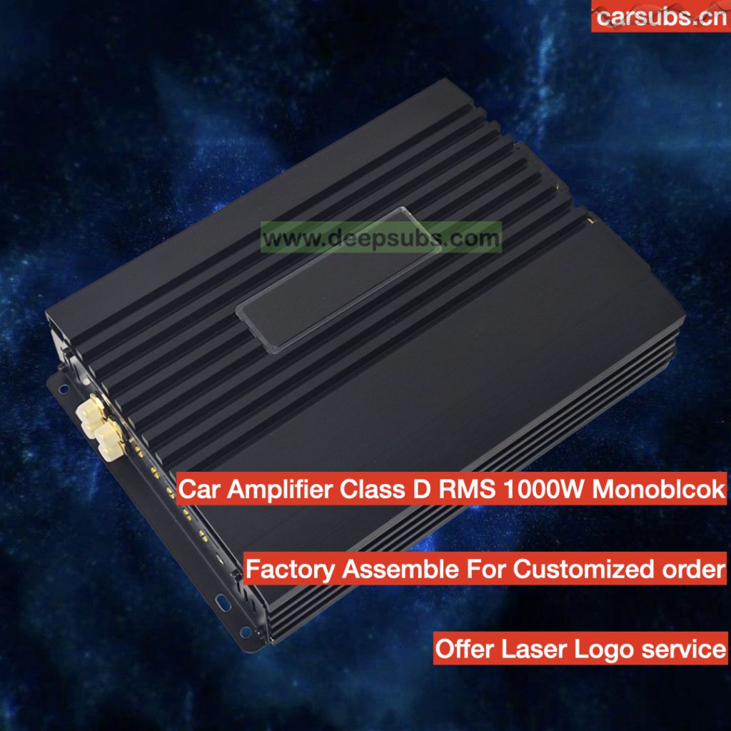 Car SPL Subwoofers Amplifier RMS 1000W Strong Bass Subwoofer Amplifier Peak 2000W Max 1ohm Class D Car Amplifier Monoblock