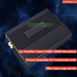 Car SPL Subwoofers Amplifier RMS 1000W Strong Bass Subwoofer Amplifier Peak 2000W Max 1ohm Class D Car Amplifier Monoblock