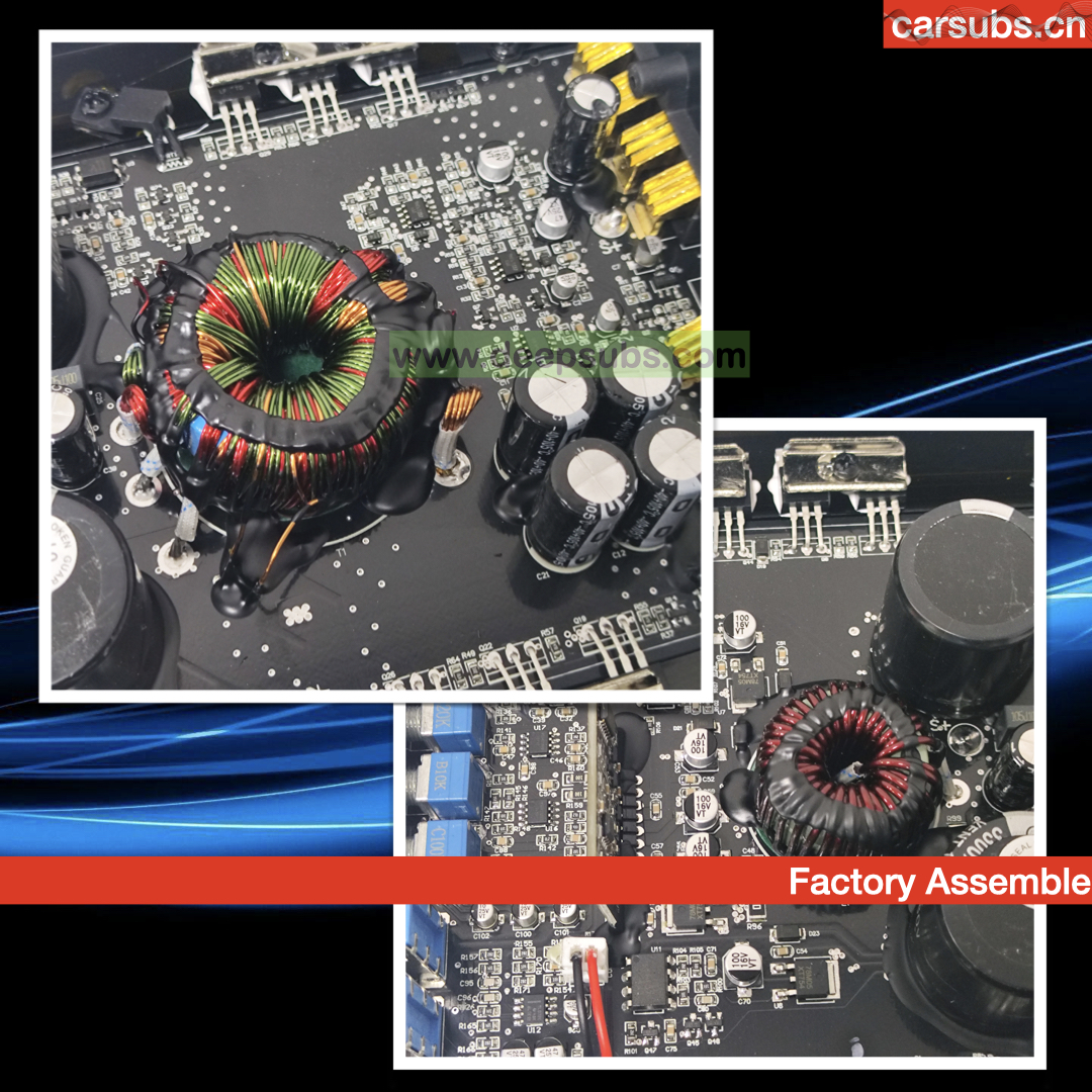 Car SPL Subwoofers Amplifier RMS 1000W Strong Bass Subwoofer Amplifier Peak 2000W Max 1ohm Class D Car Amplifier Monoblock - Image 4