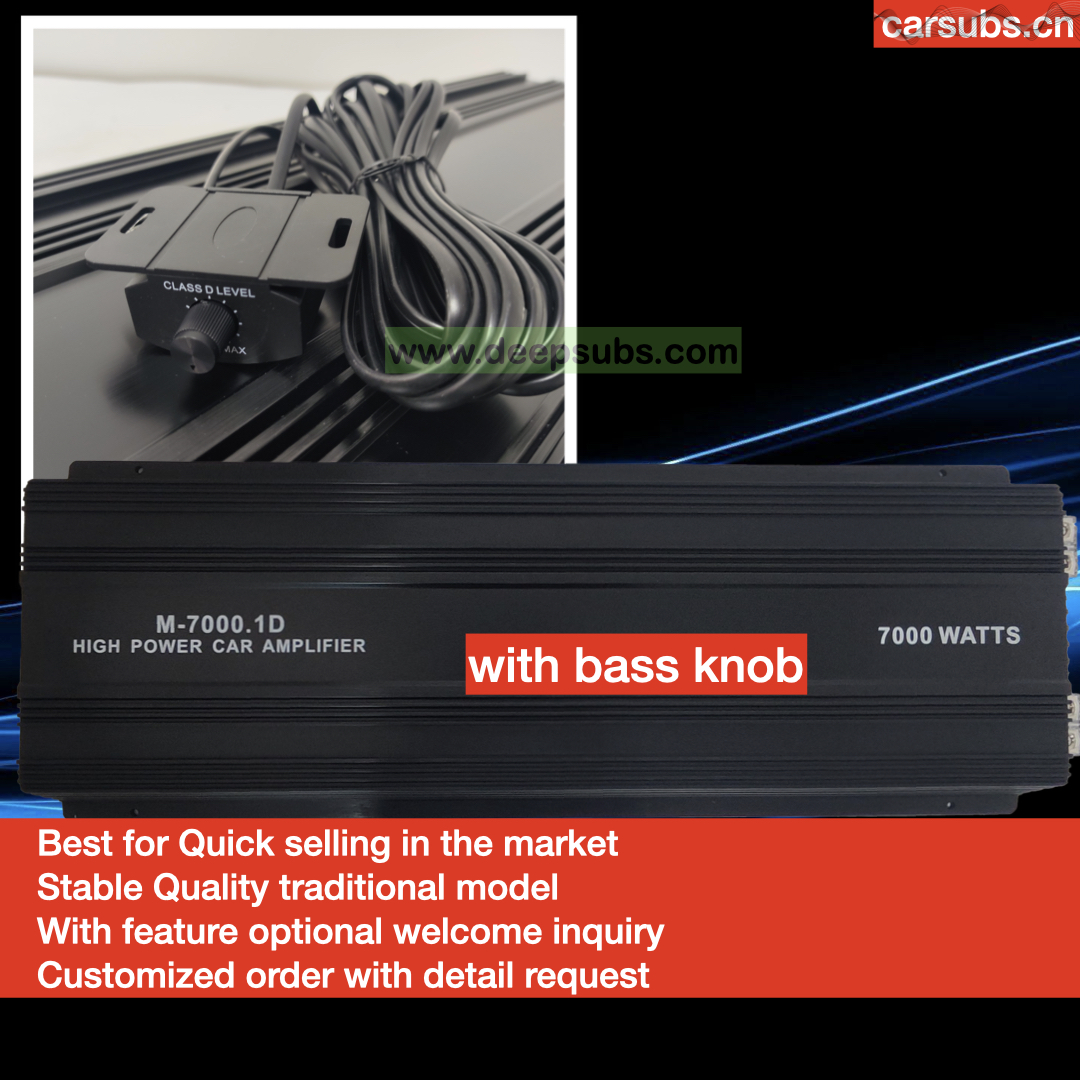 Korea Board Car Subwoofer Amplifier RMS 7000W Class D Max 1 Ohm Peak 14000W SPL Strong Bass Monoblock Car Amplifier - Image 2