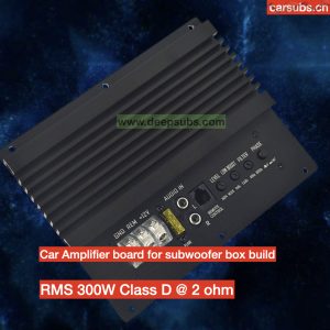Car Amplifier Board RMS 300W Bass Amp Peak 600W Box Class D Exposed Car Amplifier PCB Board for 8 10 Inch Active Subwoofer Box