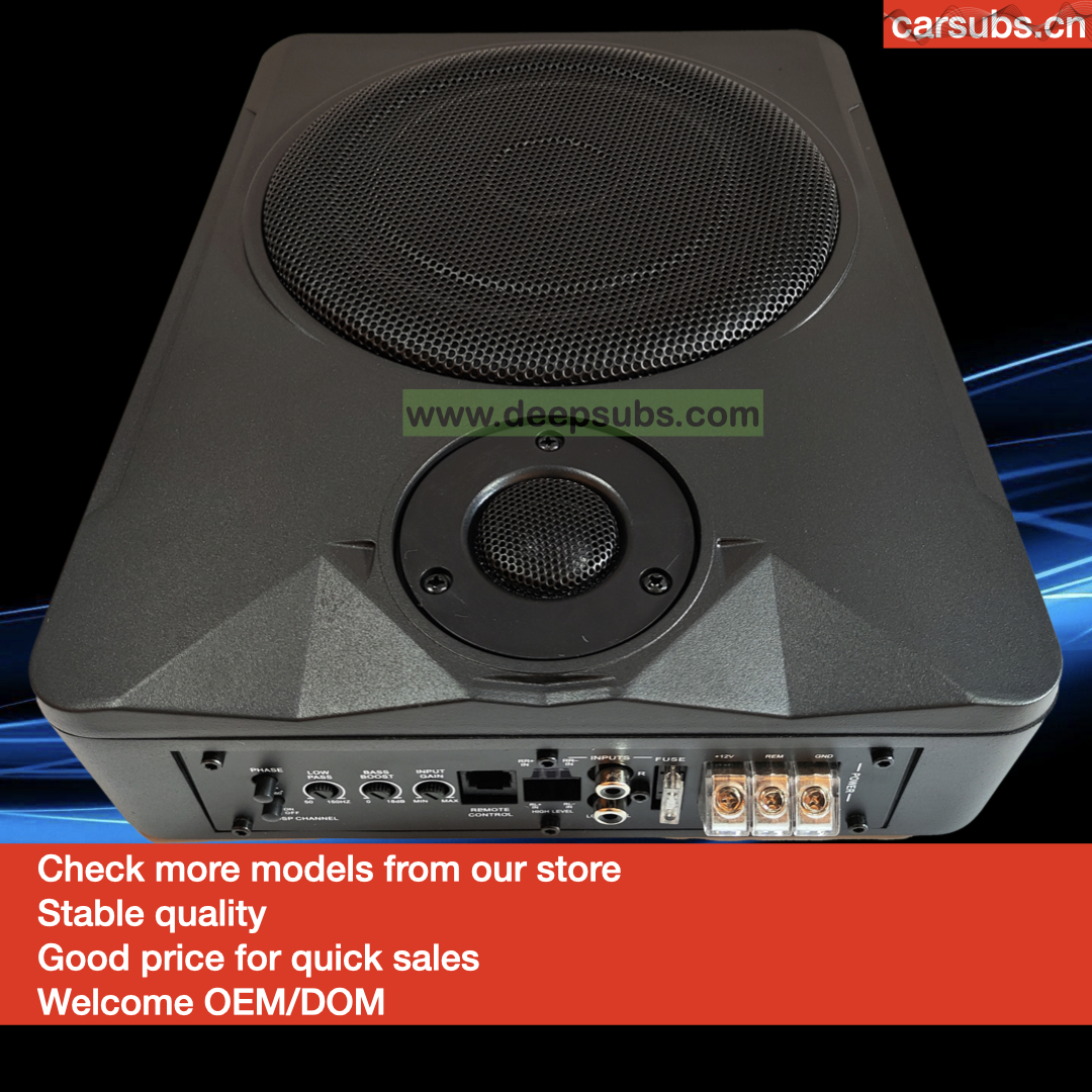 Factory OEM 10 Inch Car Slim Subwoofer Box RMS 150W Strong Bass Peak 1500W Strong Bass Under Seat Car Active Subwoofer - Image 5