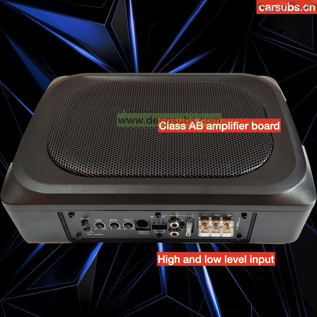 Factory OEM 6*9 Inch Car Slim Subwoofer Box RMS 120W Strong Bass Peak 1200W Strong Bass Under Seat Car Active Subwoofer - Image 3