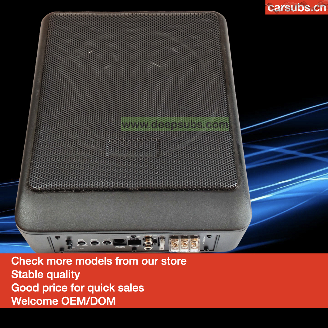 Factory OEM Car 10 Inch Slim Subwoofer Box RMS 150W Strong Bass Peak 1500W Strong Bass Under Seat Car Active Subwoofer - Image 5