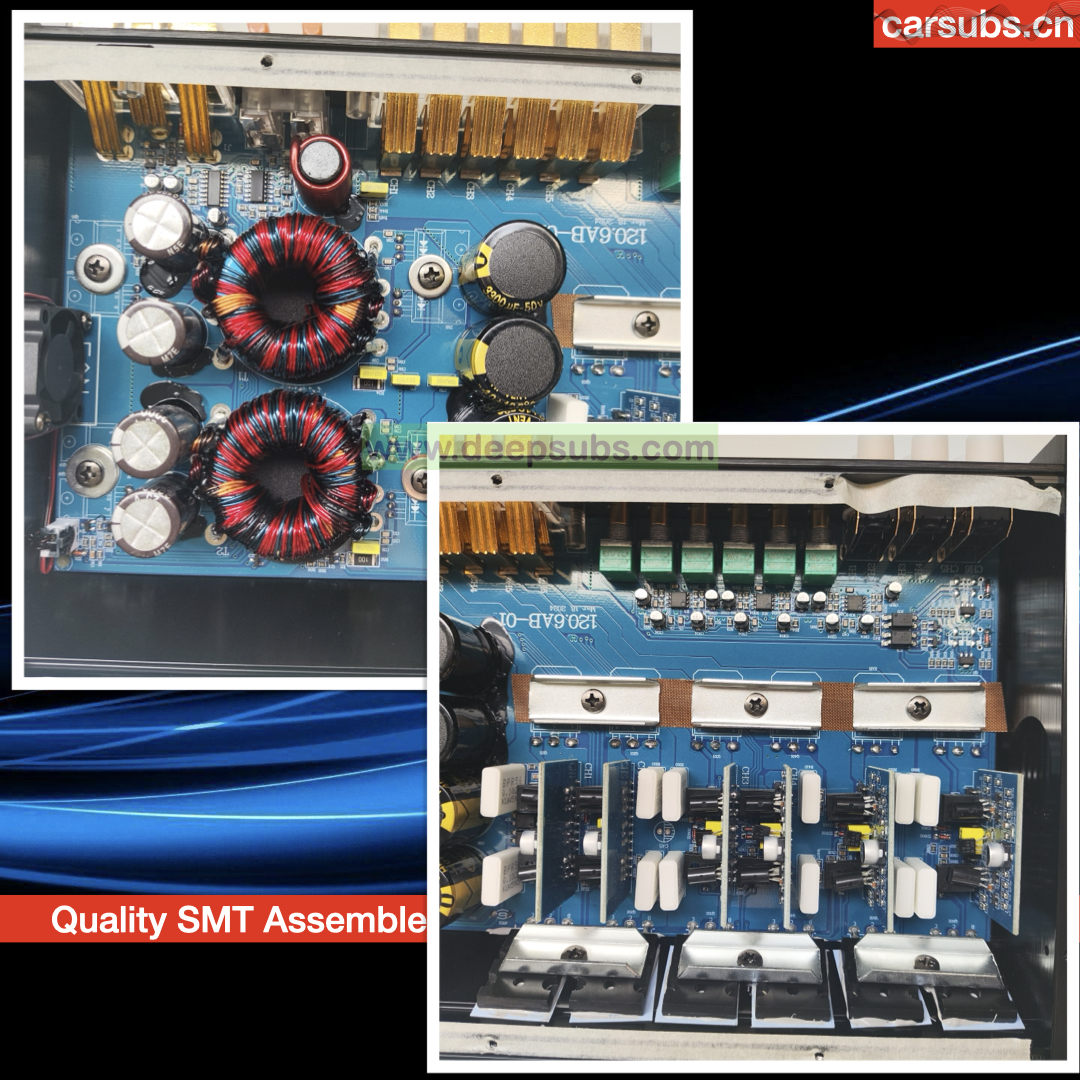 Wrong Print Good Price Car Speaker Amplifier 6CH RMS 120W DSP Gain Amplifier Full Range 6 Channels Car Amplifier Class AB - Image 4