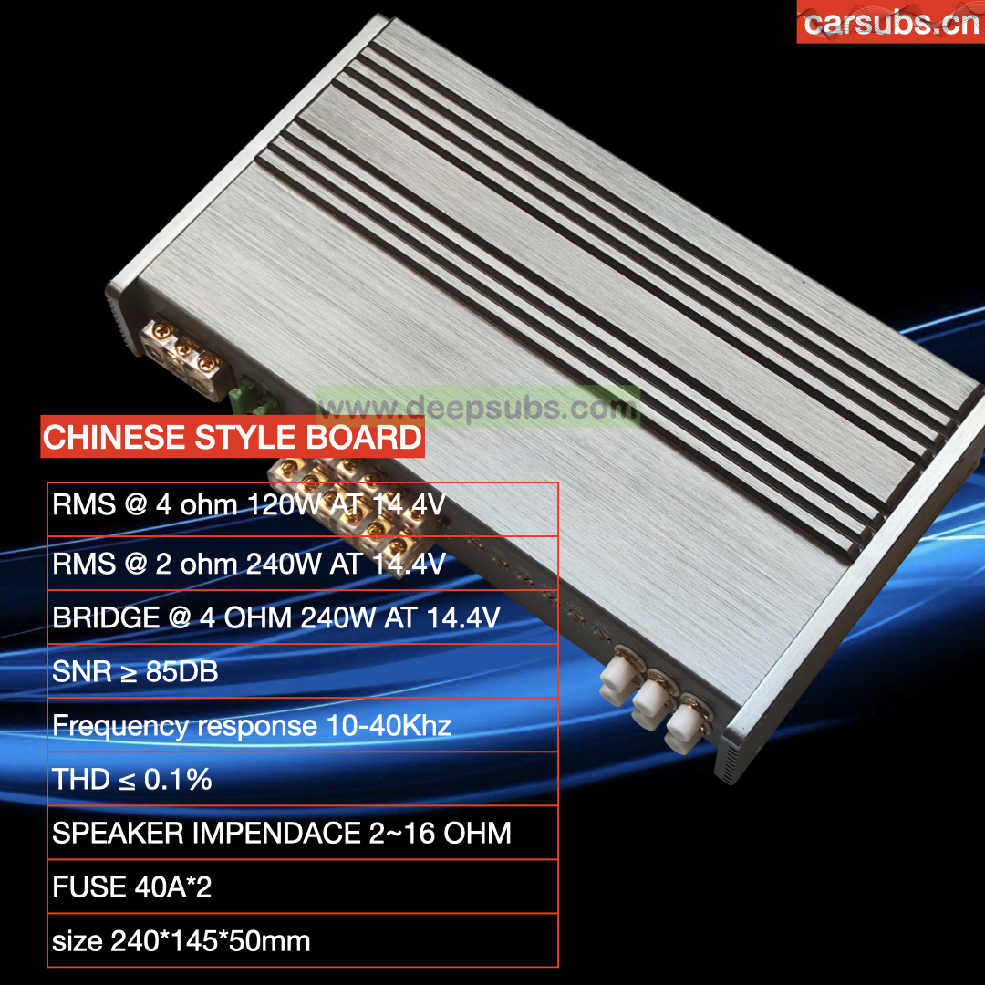 Sound Quality Car Stereo Gain Amplifier 6 CH RMS 120W DSP Gain Amplifier Full Range Peak 6800W 6 Channels Car Amplifier Class AB - Image 2