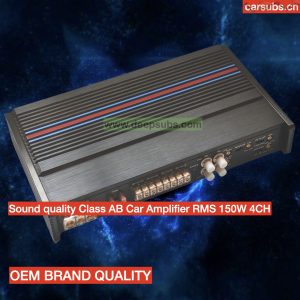 SQ RMS 150W 4 Channels Car Subwoofer Speakers Amplifier Peak 5000W Fullrange Car Amplifier Class AB