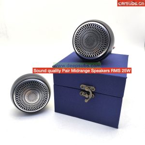 Sound Quality 4 Inch Car Midrange Speakers Subwoofer RMS 25W Aluminium Alloy Housing Fullrange Car Components Speakers