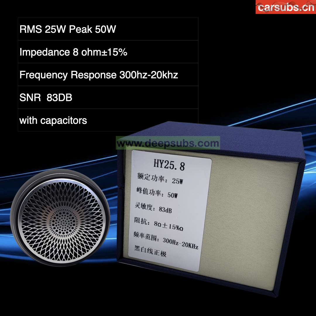 Sound Quality 4 Inch Car Midrange Speakers Subwoofer RMS 25W Aluminium Alloy Housing Fullrange Car Components Speakers - Image 5